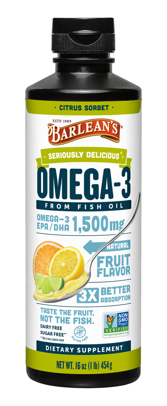 Seriously Delicious High Potency Omega-3 Citrus Sorbet 16 oz
